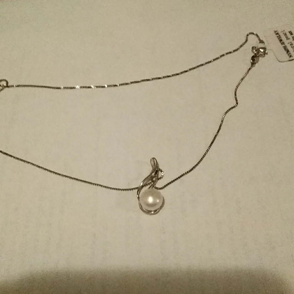 Real pearl necklace set 3p